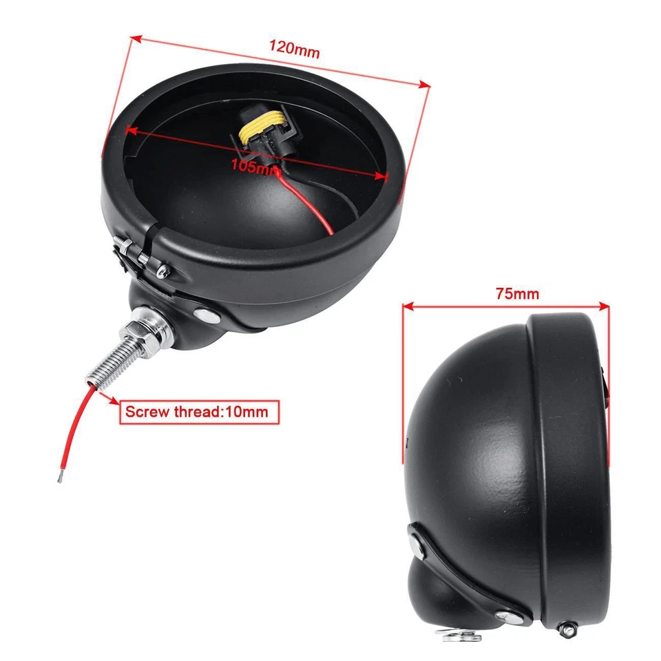 Luz de paso antiniebla LED Motorcycly 4,5" para Yamaha Royal Star Venture VStar 1100 Foto 3 de 4