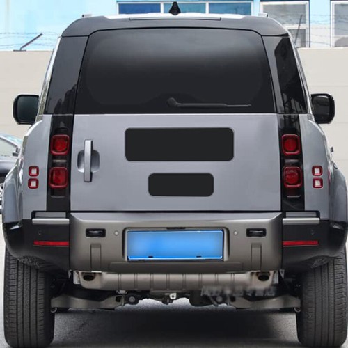 Black Rear Tire Wheel Cover Plate For Land Rover Defender 90 110 130 2020-2024 - Picture 3 of 11