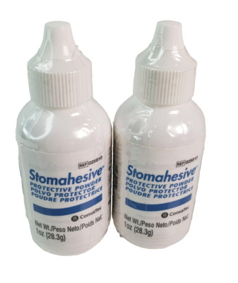 LOT of 2 ConvaTec 25510 Stomahesive Powder - 1oz FREE SHIP