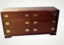 Stile marina mobile cassettiera artigianale in mogano made in italy