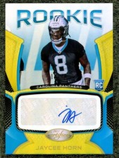 2021 Panini Football Certified No. RS-JH Jaycee Horn Autograph Gold 10/10