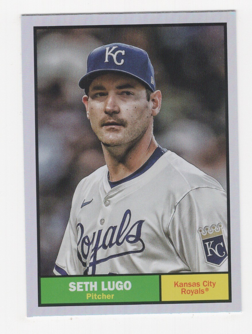 2024 TOPPS ARCHIVES BASEBALL RAINBOW FOIL 113/199 SETH LUGO ROYALS #6