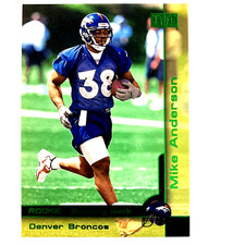 Mike Anderson 2000 Skybox Rookie Card #246 NFL Denver Broncos. rookie card picture