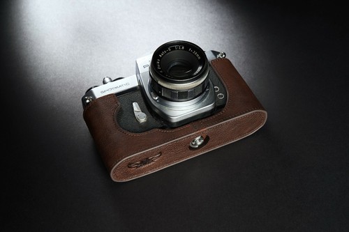 Genuine Real Leather Half Camera Case Bag Cover for Pentax KX SP SPF Film Camera - 第 32/33 張圖片