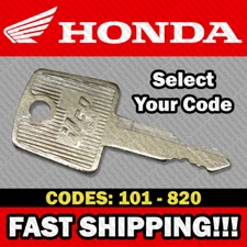Honda Motorcycle Replacement Key Cut to Your Code 101 - 820