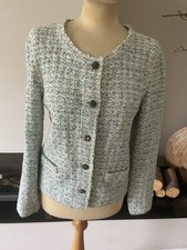 Marccain Knit Chanel Type Jacket. Worn Once. Size N 4. Uk 12/14.