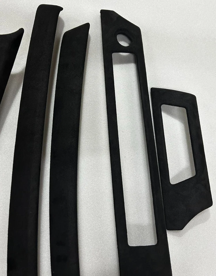 BMW 3 E90 E91 Alcantara Interior Trim Kit Center Console Moldings Covers LHD OEM - Image 3 of 4