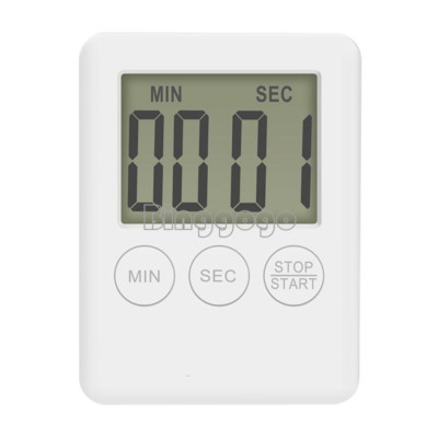 LCD Display Digital Kitchen Cooking Timer Count-Down Up Clock Alarm Magnetic WH