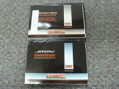 1997 GMC Jimmy SUV Owner Owner's Manual User Guide SLS SL SLE CMI SLT 4.3L V6