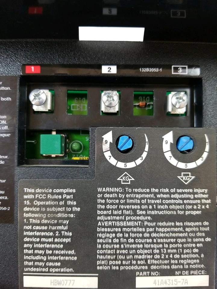 Sears Craftsman Circuit Board GREEN Learn Button 41A4315-7 - GUARANTEED to work! - Image 3 of 4