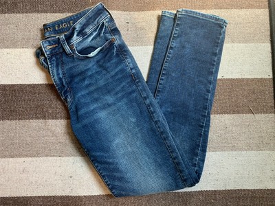 American Eagle Skinny Slim Stretch Mens Jeans 30x32 32 30 Medium Blue Ebay