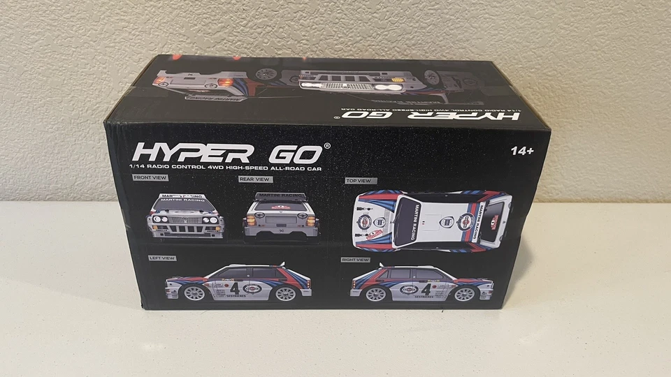 MJX HyperGo Brushless White Lancia Rally Car 14302 RC RTR 1/14 Scale 2s and 3s - Image 3 of 4