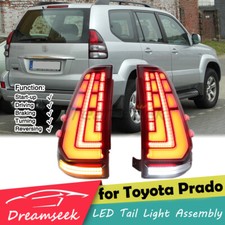 For Toyota Land Cruiser Prado 03-09 Led Tail Brake Light Assembly W Turn Clear For Toyota Land Cruiser Prado 03-09 Led Tail Brake Light Assembly W Turn Clear