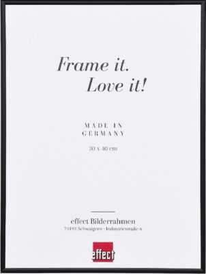 Effect Bilderrahmen Aluminium Bilderrahmen S1 Schwarz 61 x 91,5 cm