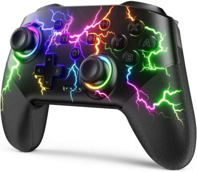 Switch Pro Controller | RGB Light, Turbo, Vibration, 1000mAh