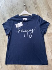 NEXT Ladies Navy  Happy  Pyjama Top Small New