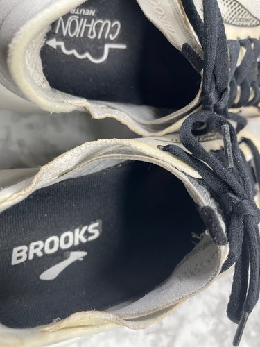 Brooks Aurora BL Tenis Hombres 10.5 Zapato para Correr Gris Blanco Atlético Senderismo Trail - Imagen 17 de 19