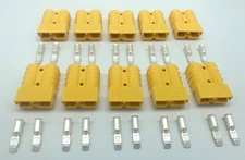 10 Pack Anderson Power Products SB50 Connectors 6 Gauge Yellow 6 AWG