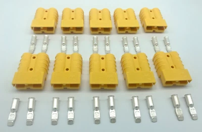 10 Pack Anderson Power Products SB50 Connectors 6 Gauge Yellow 6 AWG