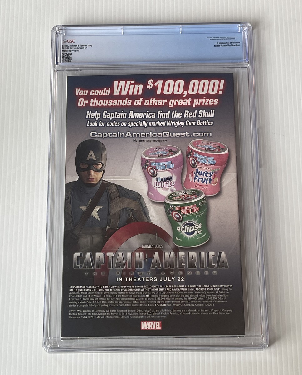 Ultimate Fallout #4 CGC 9.8 1st Miles Morales Spiderman Spider