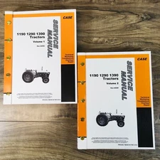 Case or David Brown 1190 1290 1390 Tractor Service Catalog Manuals Repair Shop
