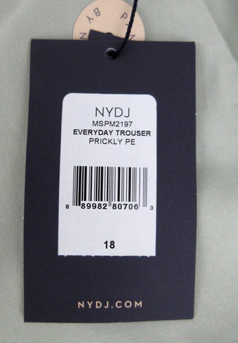 NEW! NYDJ Everyday Trouser Ankle Crop Pants Prickly Pear Size 18 $119.00 - Picture 4 of 11