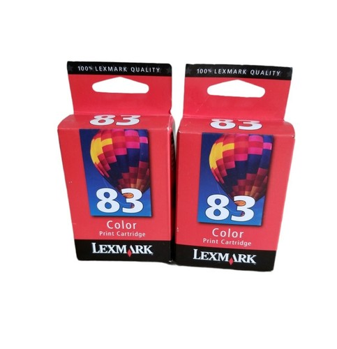 2 NEW SEAL! GENUINE Lexmark 83 Color Print Cartridge 18L0042 - Picture 2 of 5