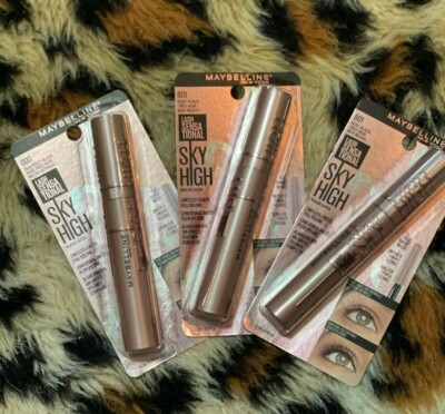 3 Maybelline Sky High Lash Sensational Mascara Very Black 801 Washable Tik Tok