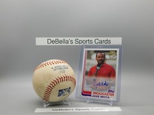 2021 Topps Archives  Fan Favorites Auto Jose Mota (#FFA-JMO) Broadcaster