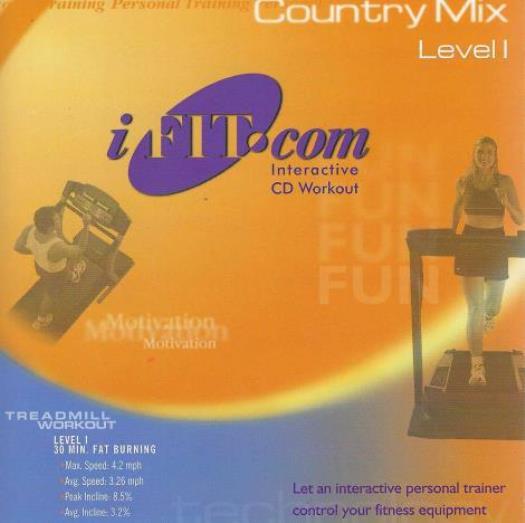 IFit Treadmill Workout: Country Mix Level I MUSIC AUDIO CD rural