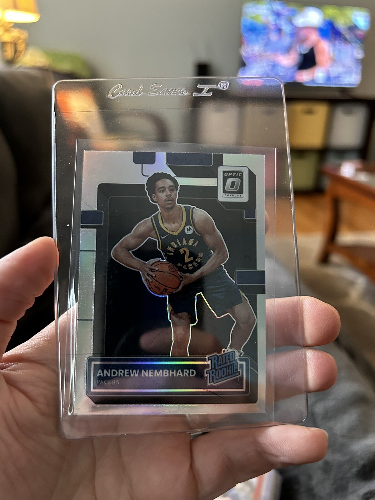 2022-23 Donruss Optic Rated Rookies Base Holo #230 Andrew Nembhard