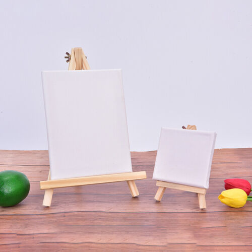 Mini Wooden Easier Table Name Card Holder Display Small Stand Painting 15 WR - Picture 1 of 14