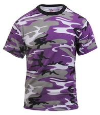 Rothco Men's Camo T-Shirt - Ultra Violet Purple