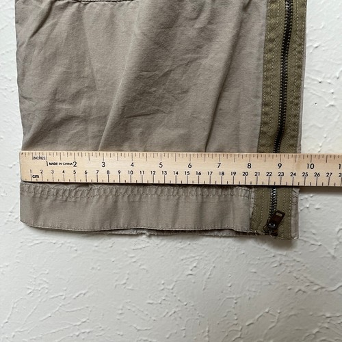 Abercrombie & Fitch Pants Youth L 28x25 Beige Cargo Drawstring MAB-1602 - Picture 8 of 17