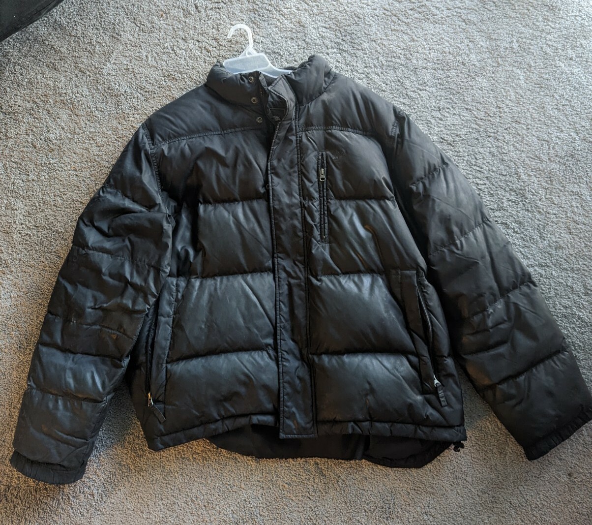 TIMBERLAND Black Puffer Jacket Winter 