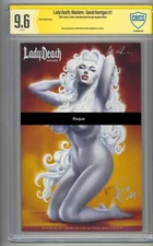 Lady Death Master David Harrigan #1 CBCS SS 9.6 Swornfest 2x Signed Pulido CGC