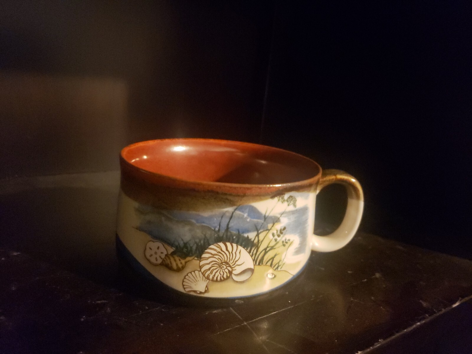 Vintage Otagiri Hand Crafted STONEWARE Soup Mug eBay