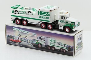 Hess Gasoline 1988 Toy Truck and Racer Car - Box