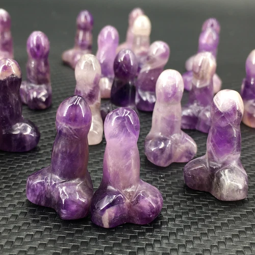 Wholesale Natural mix mini Penis Carved quartz Crystal Massager Wand Healing - Picture 197 of 296