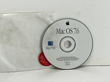 VINTAGE APPLE MAC OS 7.6 SOFTWARE DISC For Apple Collector Enthusiasts