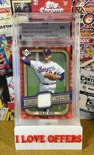2005 UD CLASSIC MATERIALS NOLAN RYAN JERSEY RELIC #MA-NR CGS 10 CSTORE MORE READ