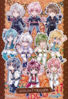 Idolish7 Japanese Visual Art Bromide Clear Card - 14 Idolish7 & Trigger SD - 