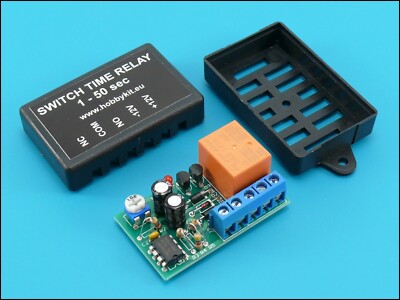 12V Time Delay Timer Relay Adjustable 1-50 Seconds DRL Automotive Module HK1581
