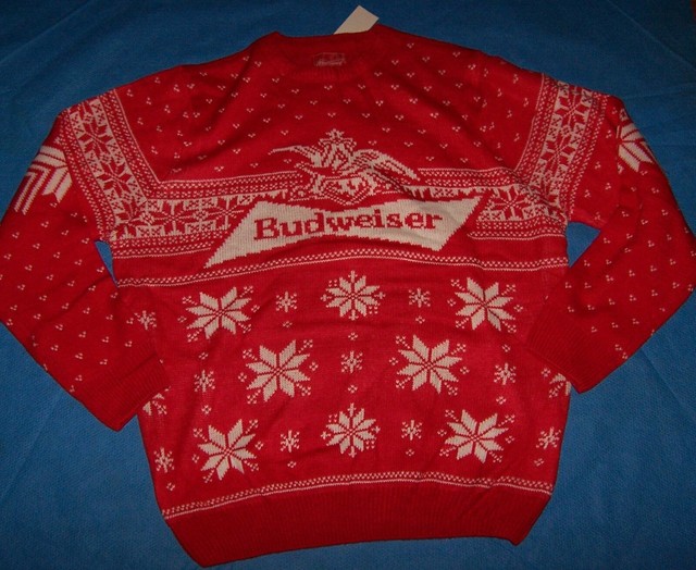 ugly sweater budweiser