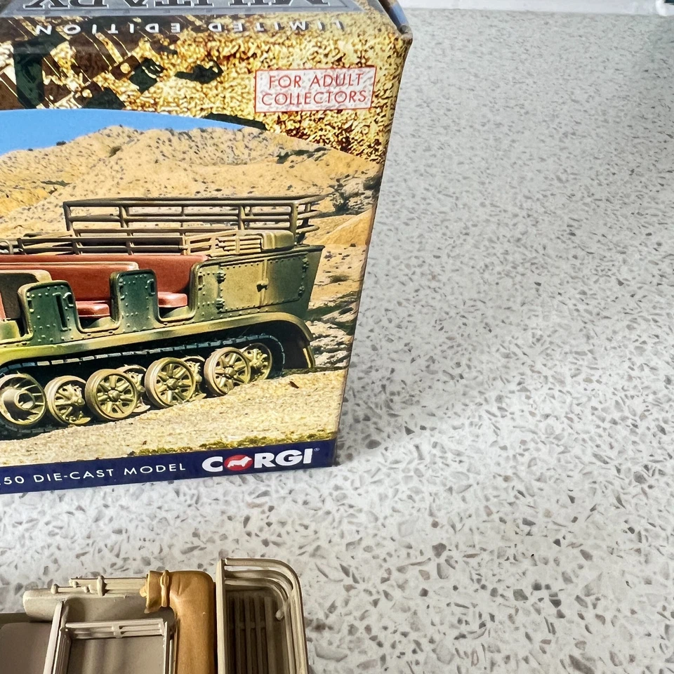 Corgi CC60013 Sd.Kfz.7 Krauss Maffei Medium tow truck 1:50 scale WW2 German - Image 4 of 4