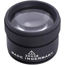 Magnifying Glass 30X Optics Loupes Magnifier Loop Portable Handheld Po