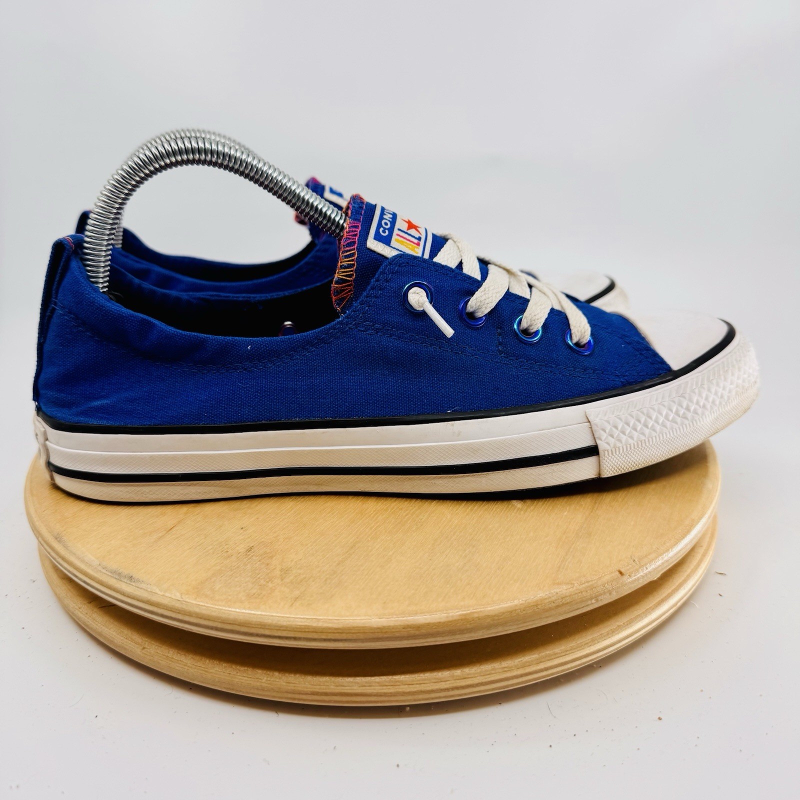 Converse CTAS Shoreline Women’s 9 royal blue Slip On Sneakers Chuck Taylor thumbnail 4