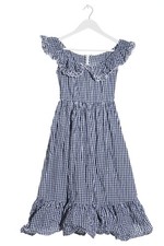 Abito stile impero Donna Abito Taglia IT 40 bianco-blu stile casual