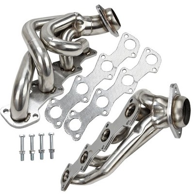 Shorty Headers For 1997-2003 Ford F150 XL XLT FX4 King Ranch Lariat 5.4L 330 V8