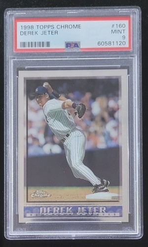 Derek Jeter #160 1998 Topps Chrome card